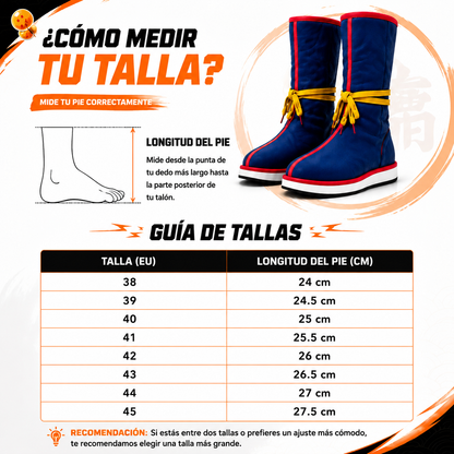 Botas Super Saiyayin